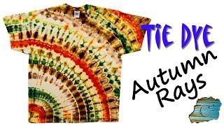 How to Tie Dye Autumn Rays Ice Dye [upl. by Norford]