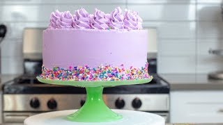 Cake Decorating for Beginners  How to Frost a Cake [upl. by Dibbrun33]