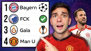 REACTING to my UEFA Champions League 202324 Predictions [upl. by Filomena]