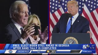 Georgia presidential hand tally done affirms Biden lead [upl. by Derayne]