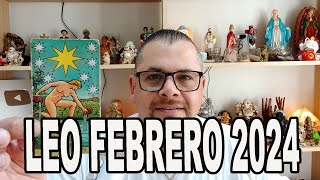 LEO ♌️ HOROSCOPO FEBRERO 2024 LECTURA DE LA RUEDA ASTROLOGICA [upl. by Eldorado873]