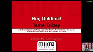 Mikro Yazılım Vergi Hesap Kodlarının Tanımlanması Muhasebe Parametrelerinin Kullanımı Eğitimi [upl. by Gomer]