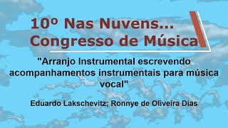 Arranjo Instrumental escrevendo acompanhamentos instrumentais para música vocal [upl. by Vtarj]