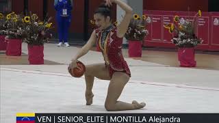 🇻🇪 VEN Alejandra Montilla  balón 23550 SUDAMERICANO SENIOR 2024  Senior Elite [upl. by Hertzog]