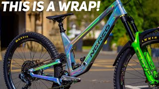 WRAPPING MY RACE BIKE FOR EWS ROUND 1 [upl. by Nilad168]