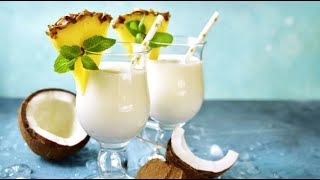 Коктейль Пина Колада рецепт Piña Colada RecetaPiña Colada Recipe [upl. by Elleimac]