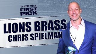 Detroit Lions Brass Chris Spielman talks picking star rookies mental toughness and big brother Rick [upl. by Vasilis432]