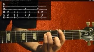 MASTER OF PUPPETS by Metallica  Guitar Lesson  5 of 9 [upl. by Dolorita662]