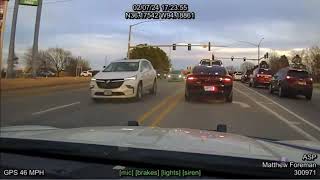 Arkansas state police chase Uhaul van reverse [upl. by Dronski693]