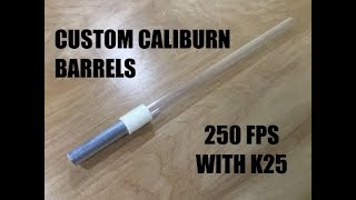 Custom Nerf Caliburn Barrels  PETG [upl. by Lilak143]