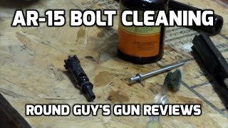 AR15 Bolt Cleaning [upl. by Wurst]