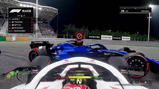 F1 going backwards at Bahrain [upl. by Ellenij]