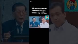 TRILLANES WALKOUT SALPUKAN TRILLANES NADUWAG KAY ENRILE NAG WALKOUT NG SINABIHAN A COWARD [upl. by Debarath744]