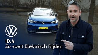 Kan je een hele dag elektrisch rijden in de ID4  Volkswagen Nederland [upl. by Adnertal]