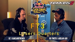 Tekken 8  Arslan Ash Nina vs KaneAndTrench Yoshi  Loser Quarter FT3  RB Golden Letters 2024 [upl. by Auqinet26]