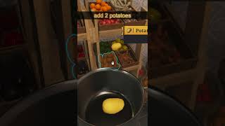 Cooking Simulator 5 Star Recipe Guide  Salmon Steak and Boiled Potatoes  shorts [upl. by Jaf600]