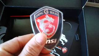 Unboxing Placa mãe MSI B85G43 GAMING LGA 1150 p Intel [upl. by Kall]