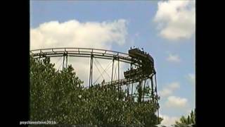 Excalibur Six Flags Astroworld 1995 Rare Unedited Footage [upl. by Adanama]