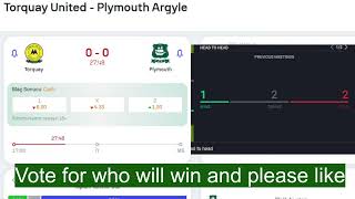 Torquay United vs Plymouth In this live broadcast 🔴 with detailed visual and text effects [upl. by Akem]