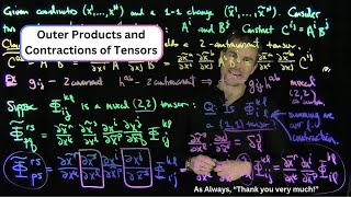 Outer Products and Contraction of Tensors [upl. by Geraud]