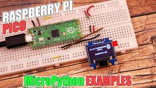 Raspberry Pi PICO  Starting With MicroPython  Examples  I2C OLED ADC PWM [upl. by Adnaluy984]