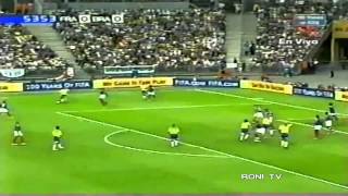 Ronaldinho vs France  2004  480p  Roni Tv [upl. by Yliab]