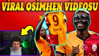 HYPE VİRAL OLAN OSİMHEN VİDEOSUNU İZLİYOR  Hype Osimhen Tepki [upl. by Yrrehc]