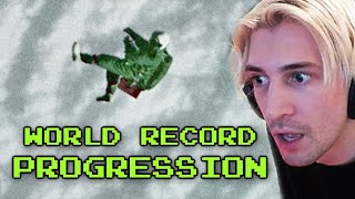 The History of the Worlds Highest Jump  xQc Reacts to EmpLemon [upl. by Vally]