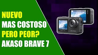 MIRA ESTO Antes de comprar una camara Akaso Brave 7 LE [upl. by Annalee102]