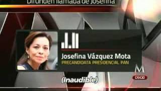 Difunden audios de Josefina [upl. by Qifahs]