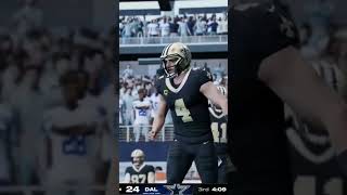 Saints vs cowboys nfl madden25 madden [upl. by Spevek]