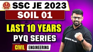 SSC JE 2023  Soil Mechanics  01  SSC JE Previous Year Question Paper  Civil Engineering [upl. by Eimmij994]