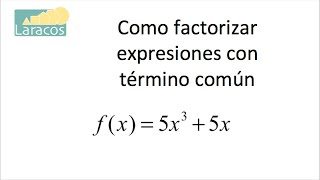 Como simplificar expresiones algebraicas con factor comun ejemplo 3 [upl. by Letty]