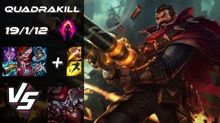 JUNGLE Graves vs Shaco QUADRAKILL  NA Challenger Patch 1420 [upl. by Atinaej]