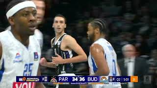 AdmiralBet ABA League 202425 highlights R12 Partizan Mozzart Bet  Budućnost VOLI 15122024 [upl. by Orville]