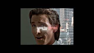 PATRICK BATEMAN  FASHION EDIT 4K [upl. by Naillimixam914]