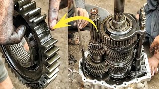 Restoration GearBox Truck Transmission with Basic Tools  How to Rebuild Broken Transmission [upl. by Sower]