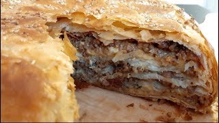 Burek Najbolji recept i uvek uspeva  Meat pie [upl. by Dotti509]