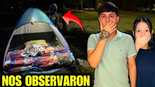 UN EXTRAÑO NOS HIZO HUIR DEL PARQUE MIENTRAS ACAMPABAMOS 😱 P1 [upl. by Aicilanna]