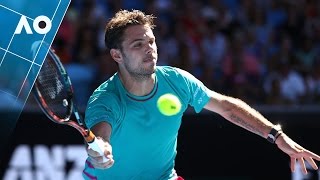 Wawrinka v Seppi match highlights 4R  Australian Open 2017 [upl. by Hulton]