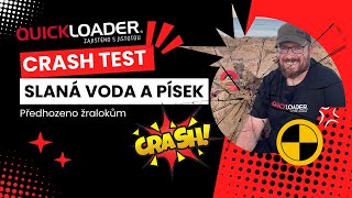 Quickloader Retractabel Crash Test  slaná voda a písek [upl. by Eitak]