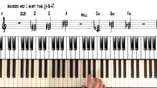 Piano Akkorder Video 2 1 Sort Tone [upl. by Spiros]