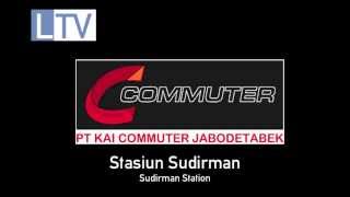 KRL Commuter Jabodetabek station announcements [upl. by Service]