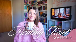 MONTHLY RESET  Planning for November [upl. by Daley]