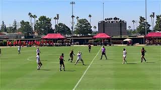 Women’s Soccer Highlights Occidental College [upl. by Anaujd]