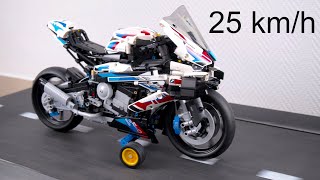 BMW M 1000 RR VS Treadmill Lego Technic 42130 CRASH Test [upl. by Lette]