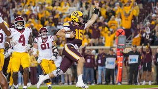 Cinematic Recap Gopher Football Upends 11 USC 2417 [upl. by Geesey]