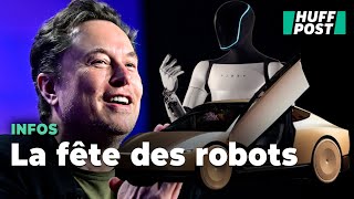 La présentation du futur robotaxi autonome de Musk avait des airs de parc d’attractions [upl. by Nodyroc]