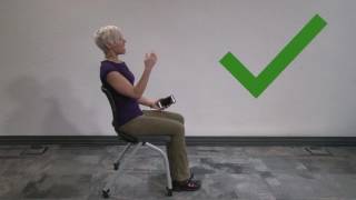 How to have good posture while sitting and using your phone [upl. by Kelula]