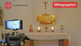 1200 Uhr LIVE Übertragung des Mittagsgebets aus der Hauskapelle von KIRCHE IN NOT ACN in München [upl. by Parfitt]